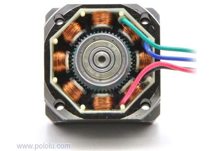 Stepper Motor Bipolar, 200 Steps / Rev, 3.9V 600mA, 180gcm torque
